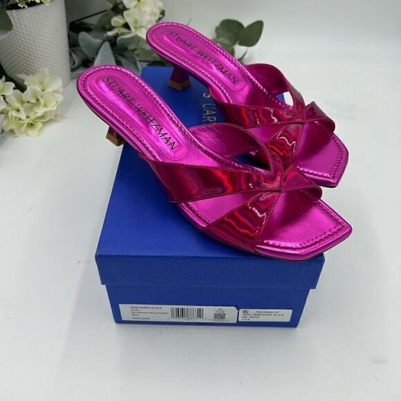 Women’s Stuart Weitzman sandals, size 9.5. Made in Spain. - Picture 6 of 10